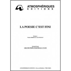 LA POÉSIE C'EST FINI