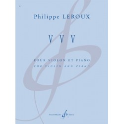 Partition VVV Philippe LEROUX