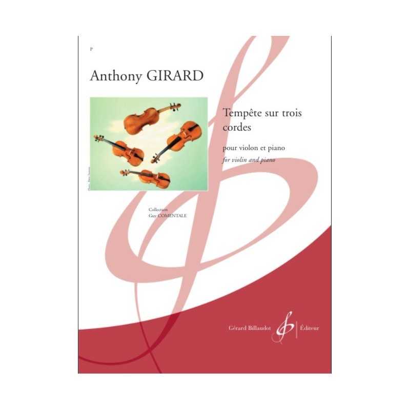 Partition TEMPETE SUR TROIS CORDES Anthony GIRARD