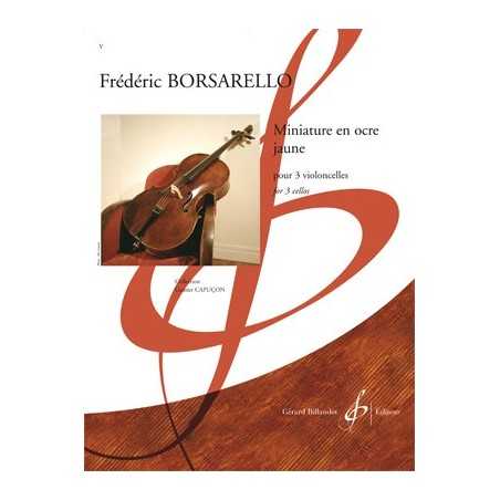 MINIATURE EN OCRE JAUNE