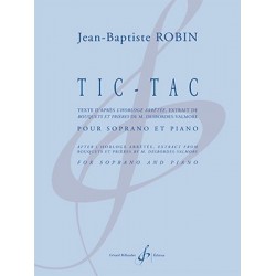 Partition TIC-TAC Jean-Baptiste ROBIN