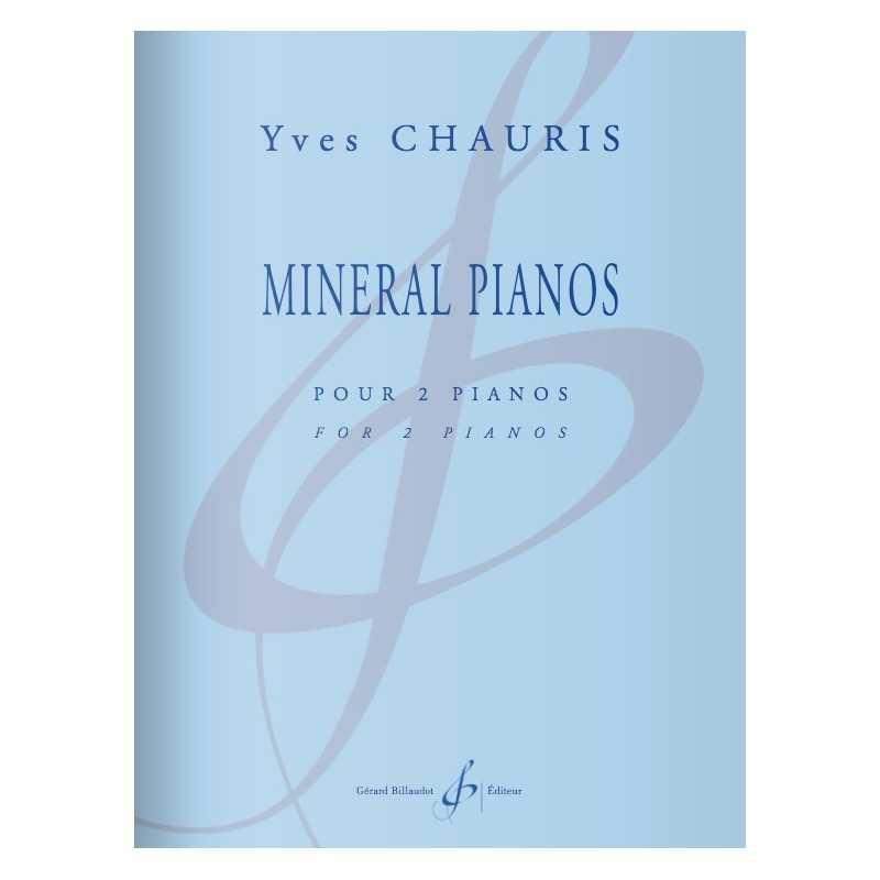 Partition MINERAL PIANOS Yves CHAURIS