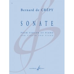 Partition SONATE Bernard DE CREPY