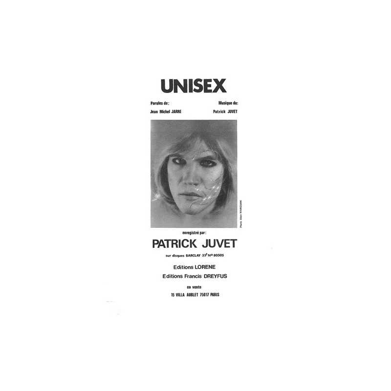 Sheet Music UNISEX Patrick JUVET