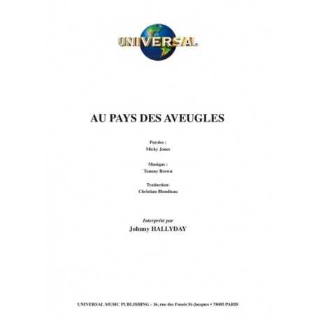 AU PAYS DES AVEUGLES
