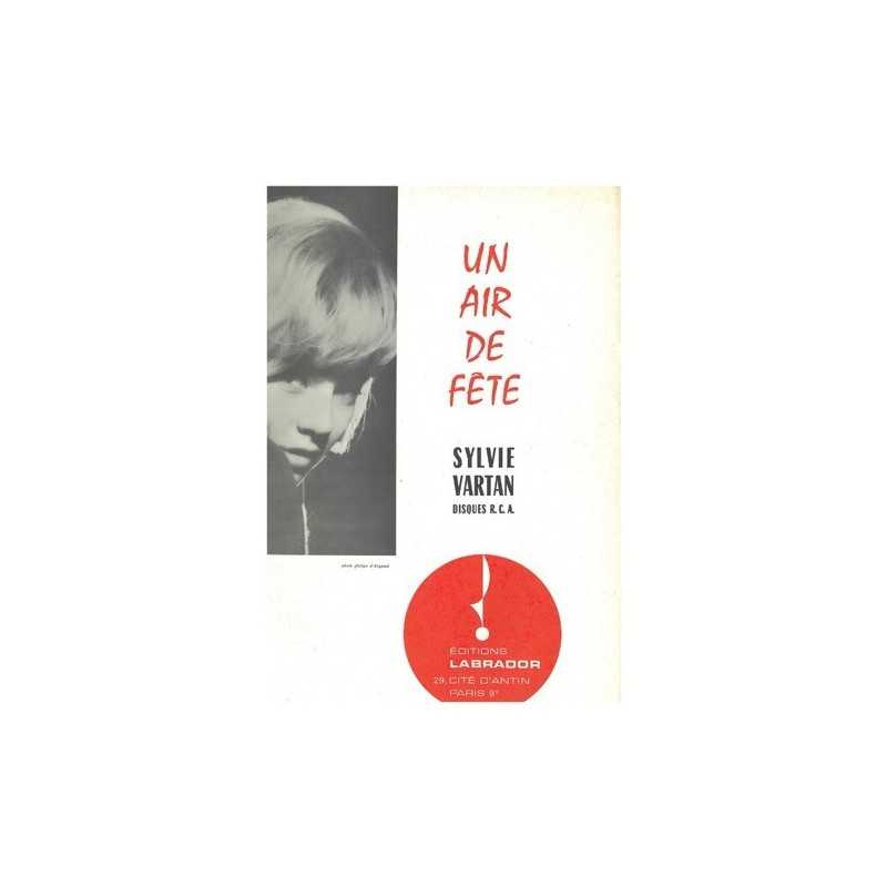 Partition UN AIR DE FETE Sylvie VARTAN