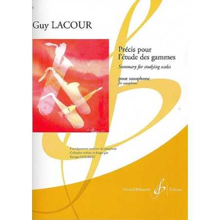 PRECIS POUR L'ETUDE DES GAMMES (SAXOPHONE)
