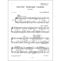 PETIT THÈME VARIÉ