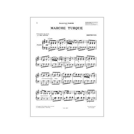 MARCHE TURQUE - PIANINO 2