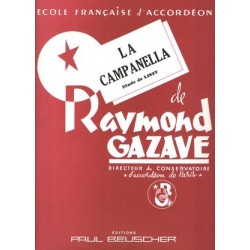 Sheet Music LA CAMPANELLA RAYMOND GAZAVE