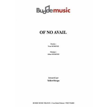 OF NO AVAIL