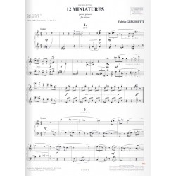 FABRICE GRÉGORUTTI : 12 MINIATURES