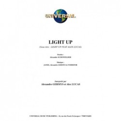 Partition LIGHT UP Alexandre GERMYS et Alex LUCAS