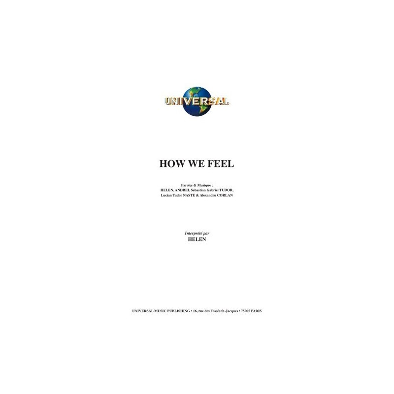 Partition HOW WE FEEL HELEN