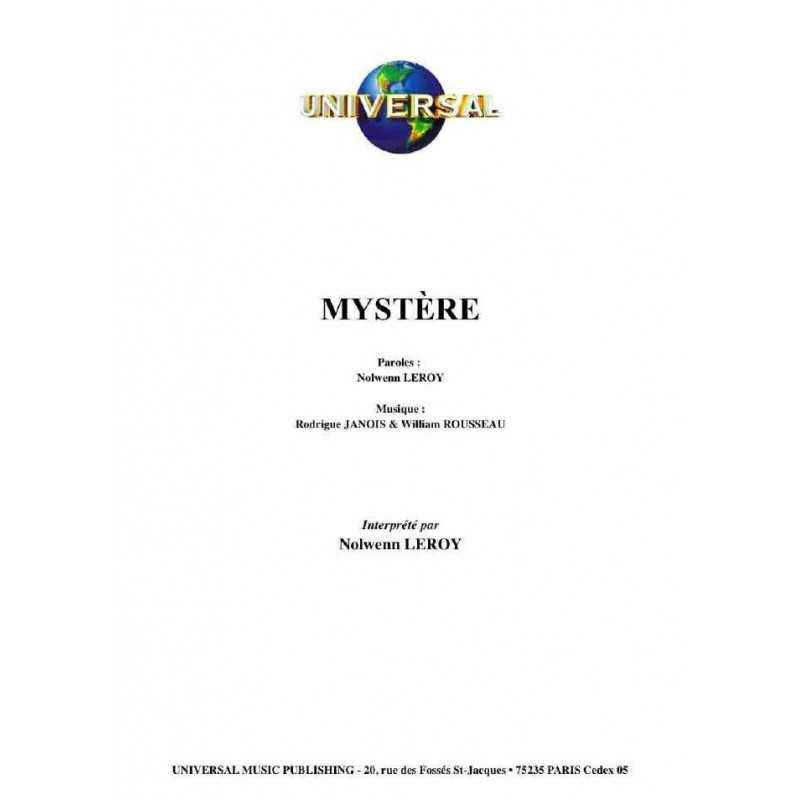 Sheet music MYSTÈRE Nolwenn Leroy