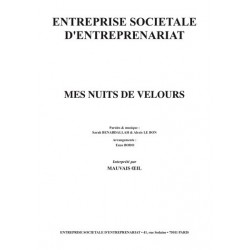 Partition MES NUITS DE VELOURS MAUVAIS ŒIL