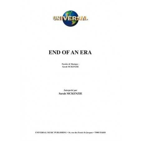 END OF AN ERA