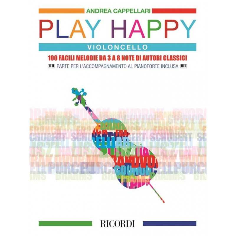 Book & Part PLAY HAPPY (VIOLONCELLO) Divers Artistes
