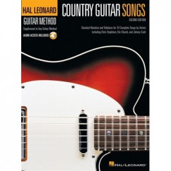 Receui et audio en ligne COUNTRY GUITAR SONGS - 2ND EDITION Divers Artistes