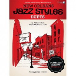 Receui et audio en ligne NEW ORLEANS JAZZ STYLES DUETS - COMPLETE EDITION William Gillock
