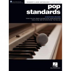 Receui et audio en ligne POP STANDARDS - SINGER'S JAZZ ANTHOLOGY (LOW VOICE) Divers Artistes