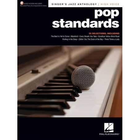 POP STANDARDS - SINGER'S JAZZ ANTHOLOGY (HIGH VOICE)