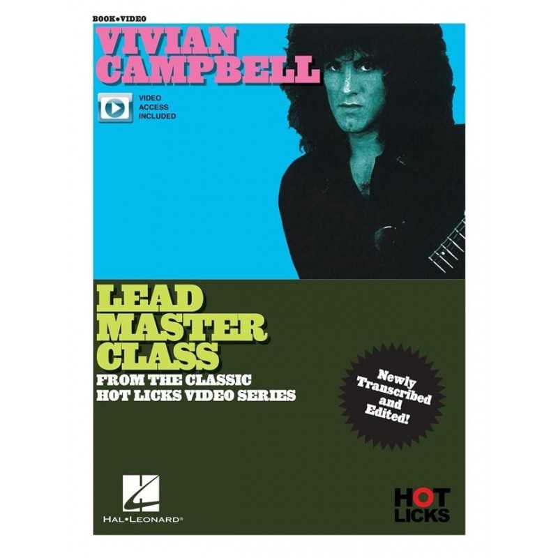 Receui et vidéo en ligne VIVIAN CAMPBELL- LEAD MASTER CLASS Vivian Campbell