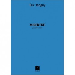 Songbook MISERERE Eric Tanguy