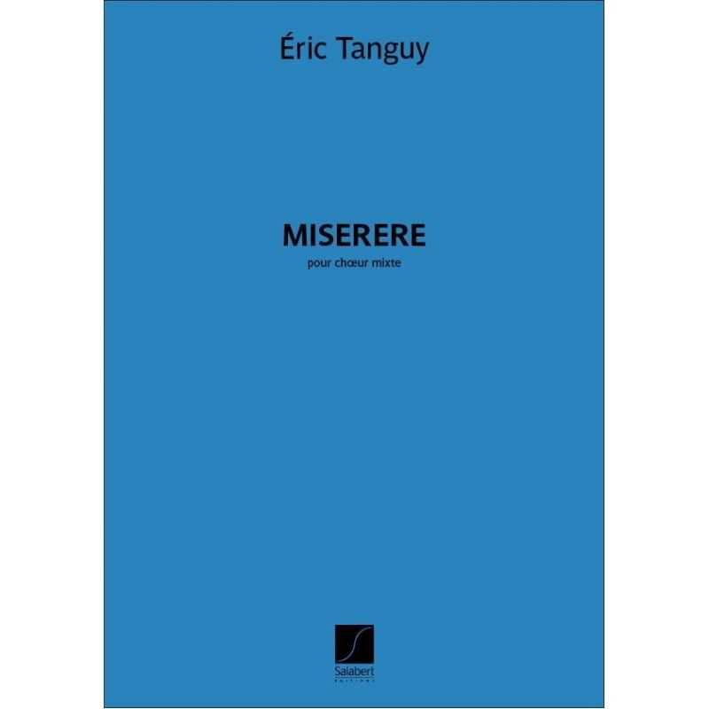 Songbook MISERERE Eric Tanguy