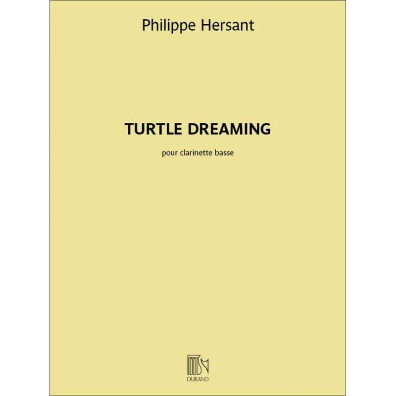 Songbook TURTLE DREAMING Philippe Hersant