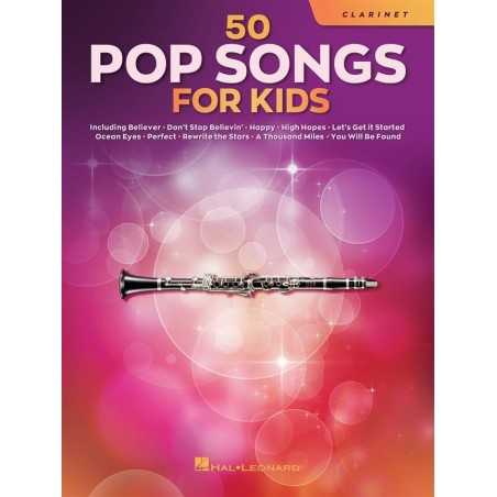 50 POP SONGS FOR KIDS (CLARINET)