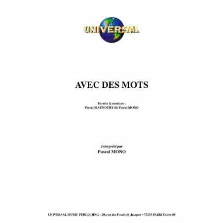 AVEC DES MOTS