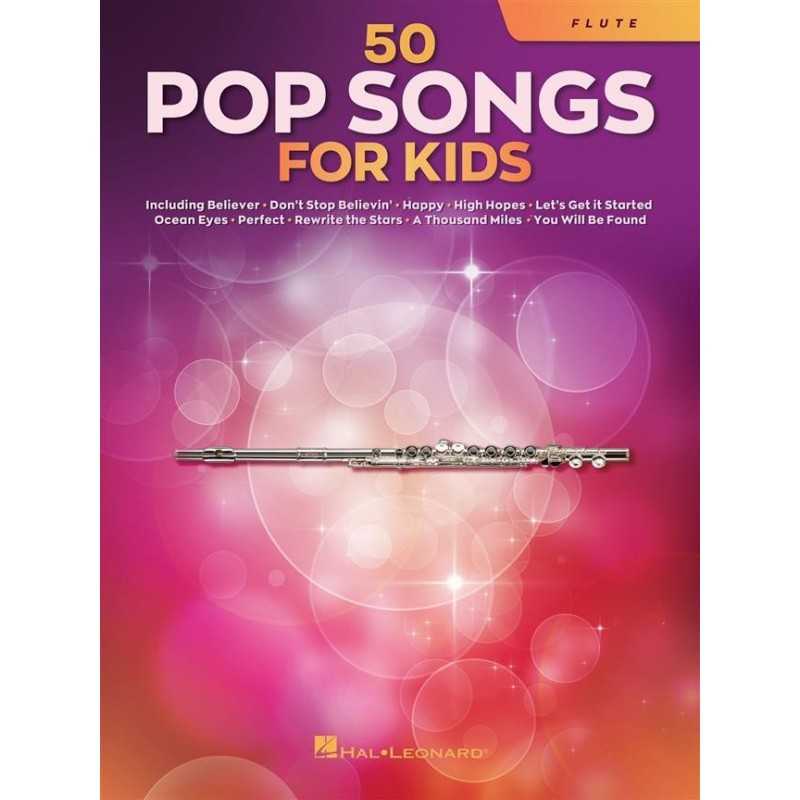Songbook 50 POP SONGS FOR KIDS (FLUTE) Divers Artistes