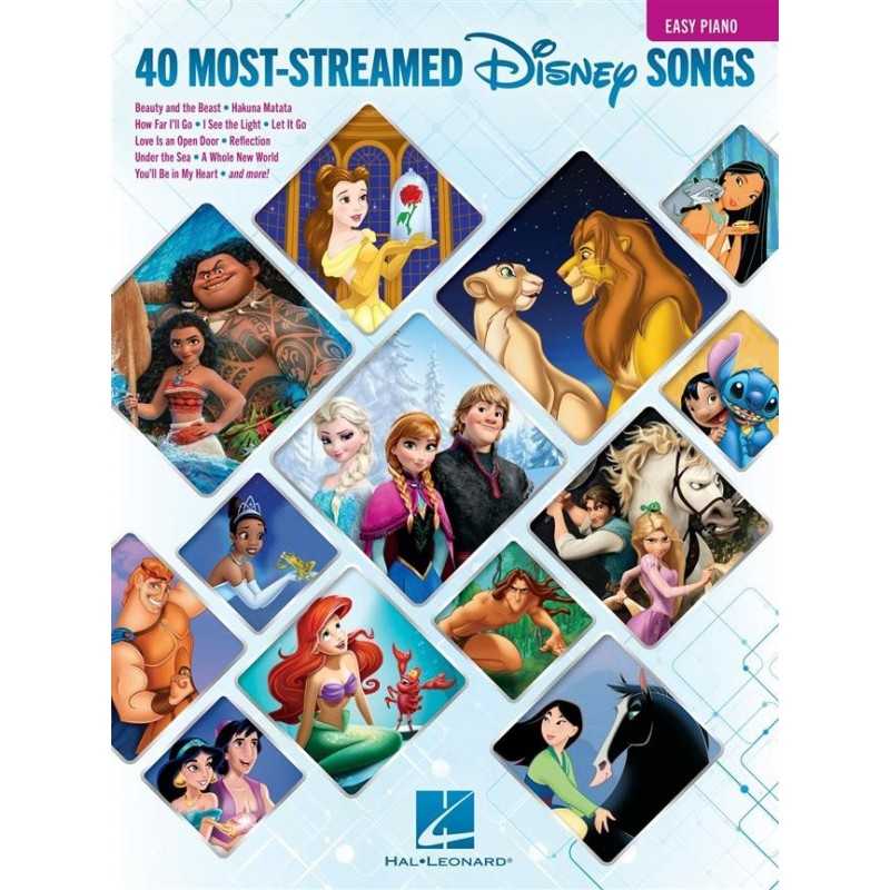 Songbook THE 40 MOST-STREAMED DISNEY SONGS Disney