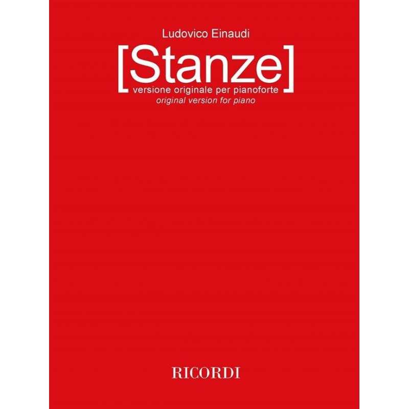 Songbook STANZE (PIANO) Ludovico Einaudi