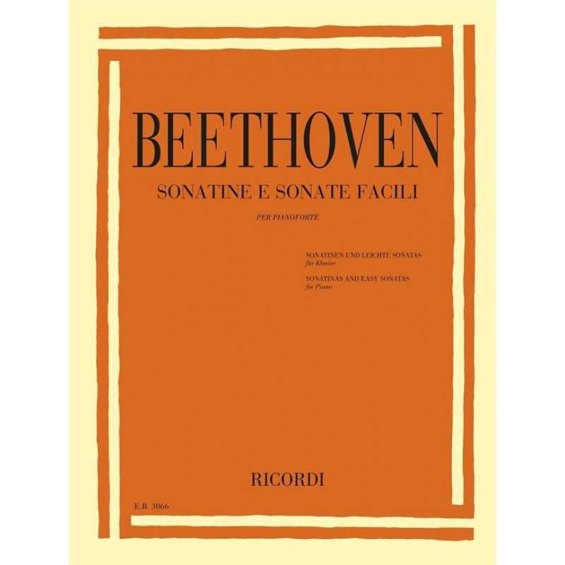 Songbook SONATINE E SONATE FACILI PER PIANOFORTE Ludwig van Beethoven