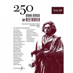 Songbook 250 PIANO PIECES FOR BEETHOVEN - VOL. 10 Nikolas Sideris