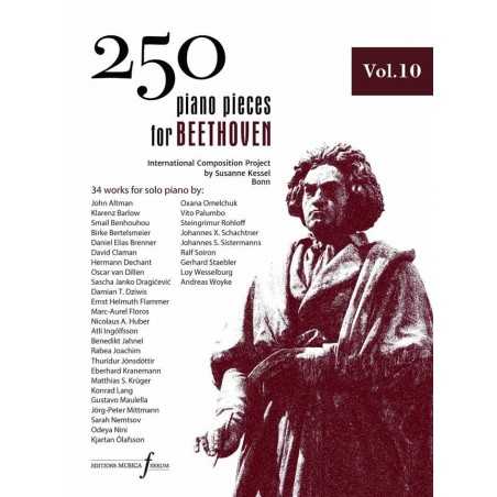 250 PIANO PIECES FOR BEETHOVEN - VOL. 10