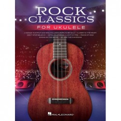Songbook ROCK CLASSICS FOR UKULELE Divers Artistes