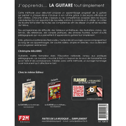 Partition J'APPRENDS LA GUITARE TOUT SIMPLEMENT Christophe Bellières