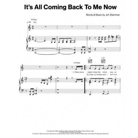 IT'S ALL COMING BACK TO ME NOW