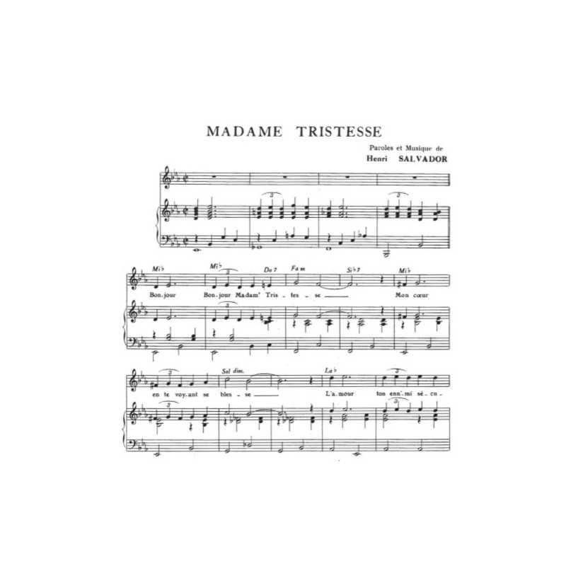 MADAME TRISTESSE