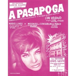 Sheet music A PASAPOGA Line RENAUD