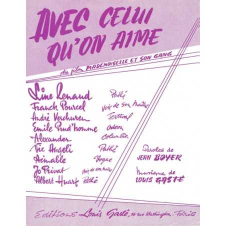 AVEC CELUI QU'ON AIME