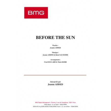 BEFORE THE SUN