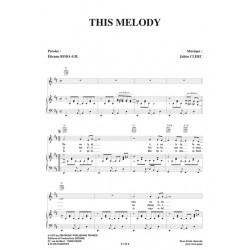 Partition THIS MELODY Julien Clerc