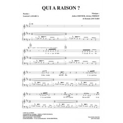 Partition QUI A RAISON ? Jérémy FREROT