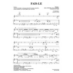 Sheet music FAIS-LE Jérémy FREROT