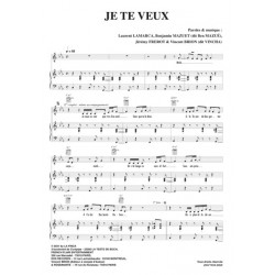 Partition JE TE VEUX Jérémy FREROT