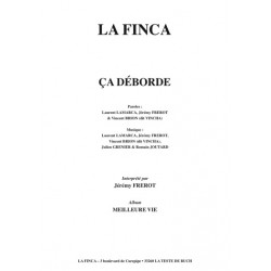 Sheet music ÇA DÉBORDE Jérémy FREROT